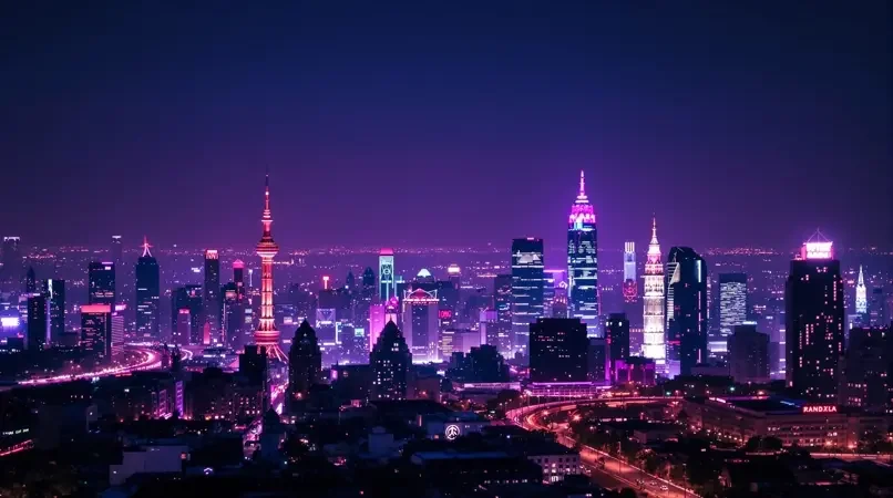 城市夜景漫步 - 快手主播高清直播封面